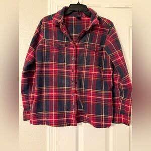 Patagonia Red and Blue Plaid Shirt